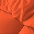 thumbnail image 6 of D.N.G. BEDDINGS 3 Piece Luxury Straight Line Pattern Comforter Set, Premium Super Soft, 800 Thread Count, 100% Egyptian Cotton, Oversized Super King Size Orange Solid Color, 6 of 6