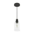 thumbnail image 5 of Hunter - Lochemeade 1-light Noble Bronze, Mini Pendant Light, Dimmable, Modern Style, Cylinder Shaped, for Bedrooms, Dining, Living Rooms - 19202, 5 of 8