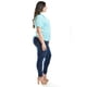 thumbnail image 2 of Blusa con detalles de lentejuela Roman Fashion /Tallas Extras, 8034 (Menta) azul 38, 2 of 6