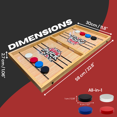 thumbnail image 4 of Tradeopia Fast Sling Puck Game - 58 x 30 cm, with 3 swappable Gates, 4 of 6
