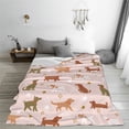 thumbnail image 5 of Salouo Star Cute Dog Print Bed Blankets,Flannel Blanket Comfortable Air Conditioning Blanket Lightweight Blanket for Sofa Bed Travel & Couch -80"x60", 5 of 8