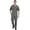 Grey, variant on Coveralls for Men Short Sleeve Regular Fit Mechanic Work Wear Jumpsuit with Pockets, 2X-Large, Navy