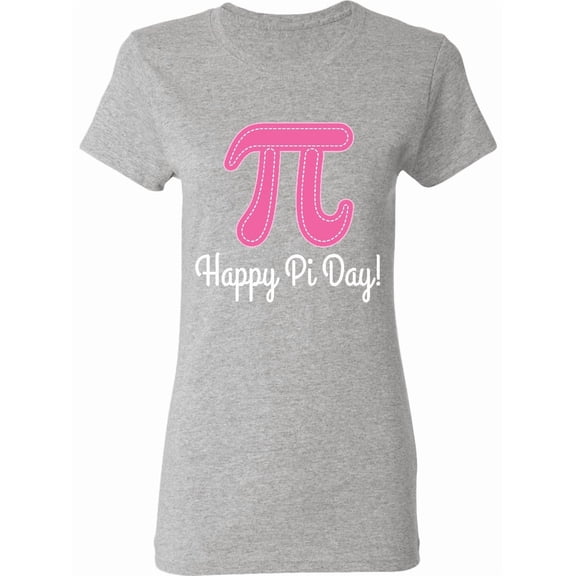 Inktastic Happy Pi Day Pink Math Symbol Women's T-Shirt