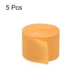 thumbnail image 3 of Uxcell Crepe Paper Streamer Decoration 82ft Long 1.77 Inch Wide, Light Orange 5 Pack, 3 of 5