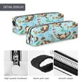 thumbnail image 4 of Honeii Cute Otters Pattern Pencil Case, Pencil Pouch, Pencil Case Small, Pencil Pouch Aesthetic, PVC Pencil Pouch, Pencil Bag, Makeup Pouch, 4 of 7