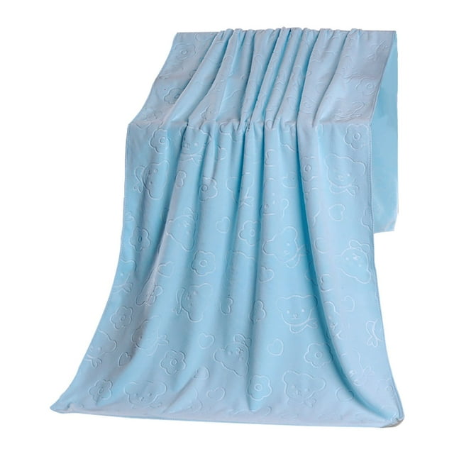 Home Kitchen Bathroom Textile Deals!Pcksrro 2pcs Fine Fiber Embossed Teddy Bear Towel Strong Water Absorption Soft And Thick Towel