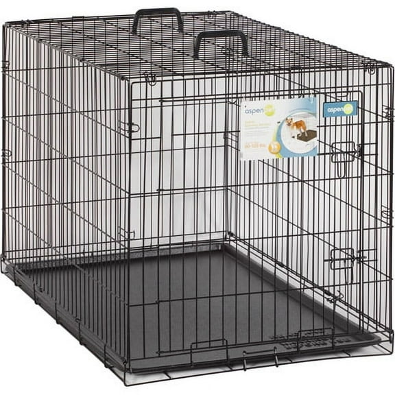 Aspen Pet Single Door Wire Dog Kennel