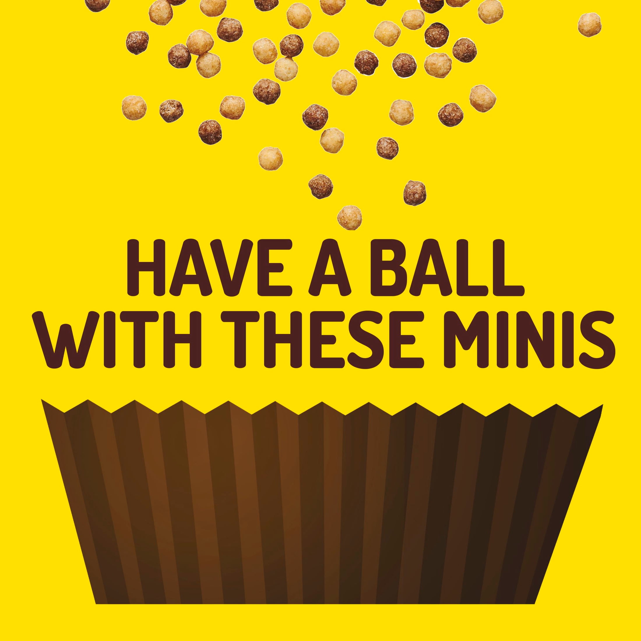 (6 pack) Reese's Puffs Minis Breakfast Cereal, Chocolate Peanut Butter Cereal, Family Size, 35 OZ Bag Cereal