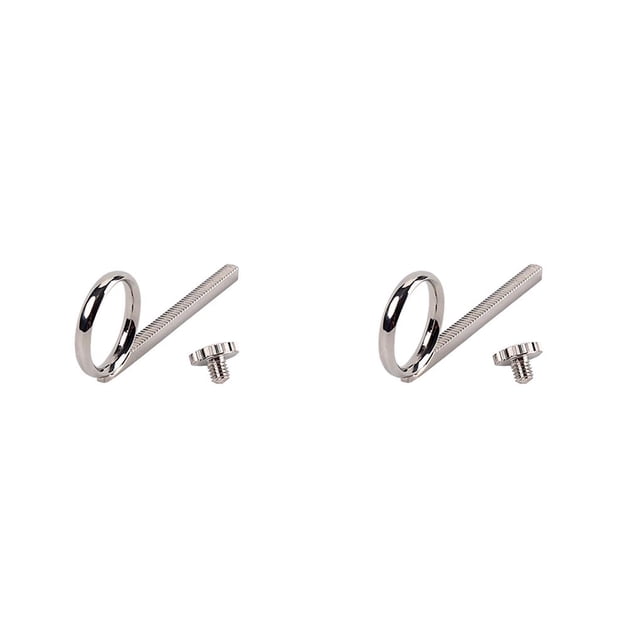 Yuarrent Gancho de tracción resistente al desgaste profesional, accesorios para trompeta, anillo de corneta ligero, pieza de instrumento 2Conjunto