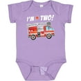 thumbnail image 3 of Inktastic I'm 2 Fire Truck 2nd Birthday Boys or Girls Baby Bodysuit, 3 of 5