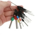 thumbnail image 3 of KAKOWELY 18PCS Automotive Terminal Pin Removal Tool Set Pin Extractor Tool Mechanics Tool Wire Harness Depinning Tool for Car Electrical Connector2.2"X0.79"X0.35", 3 of 5