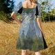thumbnail image 3 of Mujer con sombrilla (Madame Mt y su hijo)-Claude Mt Vestido sin mangas vestidos de verano para mujer 2025 Vestidos elegantes Vestido, 3 of 5