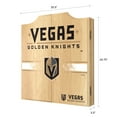 thumbnail image 6 of Vegas Golden Knights Logo Dart Board Cabinet Set with 6 Steel Tip Darts, 6 of 7