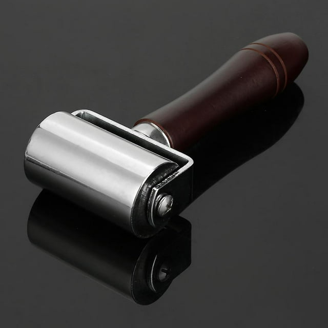 60mm High Carbon Steel Leathercraft Roller, Leathercraft Glued Layer Rolling Tool