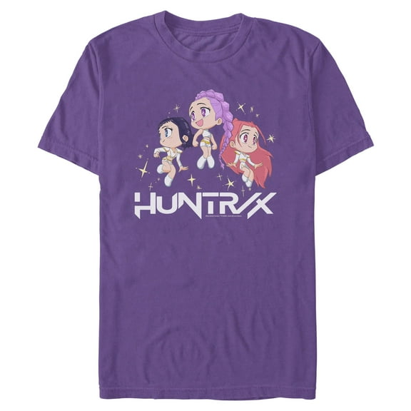 Mens KPop Demon Hunters Chibi Trio Huntrix T Shirt