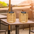 thumbnail image 7 of Solar Lanterns Outdoor Waterproof Hanging Rattan Lantern Lights Solar Powered Decorative Table Lamp for Garden Patio Courtyard Lawn, 7 of 7