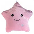 thumbnail image 4 of Colorful Body Pillow Star Glow LED Luminous Light Pillow Cushion Soft Relax Gift Smile Body Pillows,Purple,16*14inch, 4 of 5