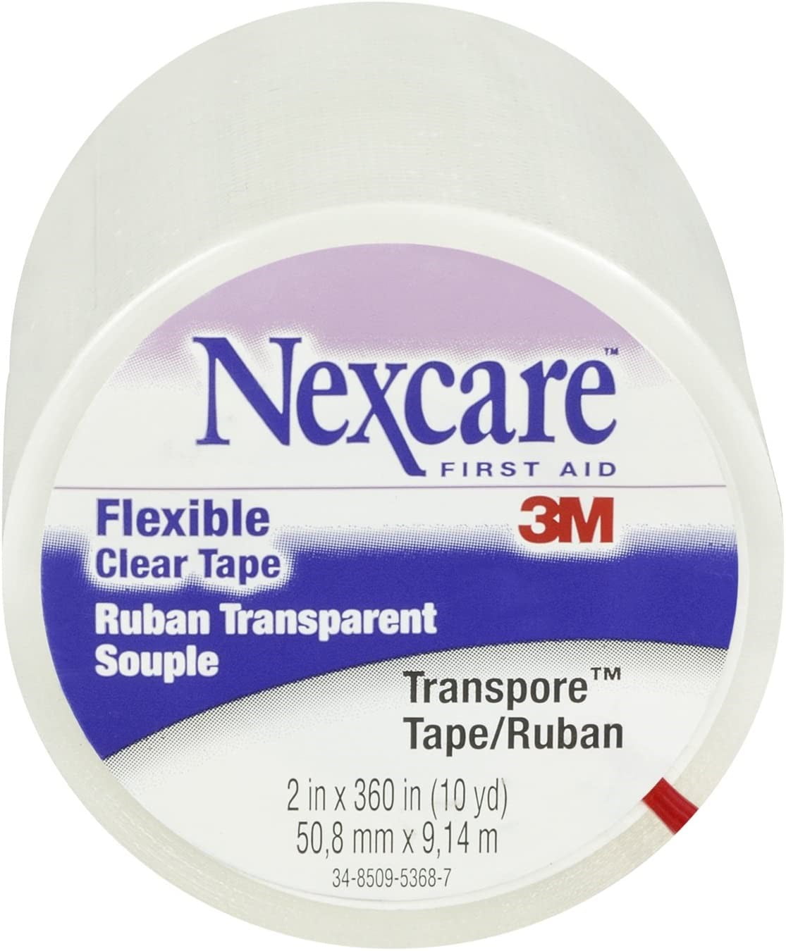 Nexcare Transpore Flexible Clear Tape 2 Inches X 10 Yards 10 Yards
