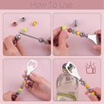thumbnail image 3 of 4 Pack DIY Beaded Beer Opener Metal Bottle Opener Decorative Beaded Bottle Opener for Bartenders Ki, 3 of 5