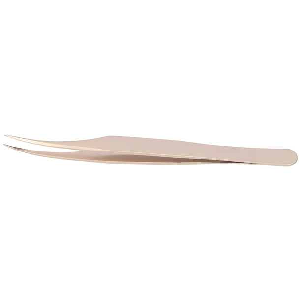 Fugacal Pinzas para pestaas, herramienta de extensión de pestaas `Capa de superficie galvanizada para vestimenta personal para salón de belleza para disfraces de belleza para peluquería Fugacal No se aplica