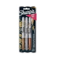thumbnail image 1 of Sharpie Metallic Permanent Markers, Fine Point, Assorted Colours, 3 count, 1 of 5