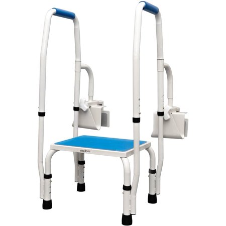 Step2Tub Shower Steps for Seniors - Bathtub Step in Assistance for Elderly - Adjustable, Non-Slip Step Stool with Handle for Elderly - Stainless Steel Bathtub Safety Step