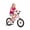 Pink, variant on Montasen 18 Inch Kids Bike with Training Wheels Hand Brake Coaster Brake, Blue