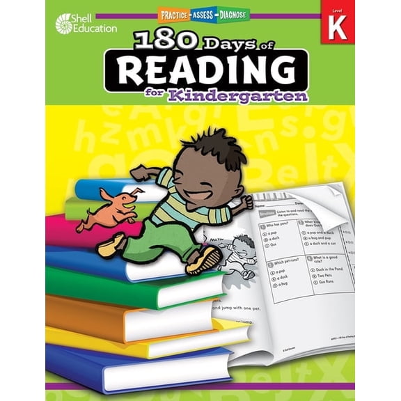 180 Days: Reading for Kindergarten: Practice, Assess, Diagnose
