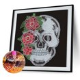 thumbnail image 2 of Kit de pintura de diamante 5D taladro de forma especial parcial de calavera manualidades DIY artes de mosaico FLhrweasw Nuevo, 2 of 9