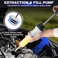 thumbnail image 4 of Automotive Fluid Extractor Pump, Multi-Purpose Syringe for Oil Change with Hose, Manual Fuel Suction & Fill Pump, Fluid Transfer Pump with Powerful Suction, Fluid Oil Change Evacuator (200cc), 4 of 5