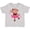 AC-Heather Grey, variant on Ballerina Dance Monkey Girls Toddler T-Shirt