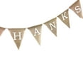 thumbnail image 4 of Worgeous 2 .8M Happy Thanksgiving Banner Thanksgiving Latte Art Burlap Bunting Banner, 4 of 8