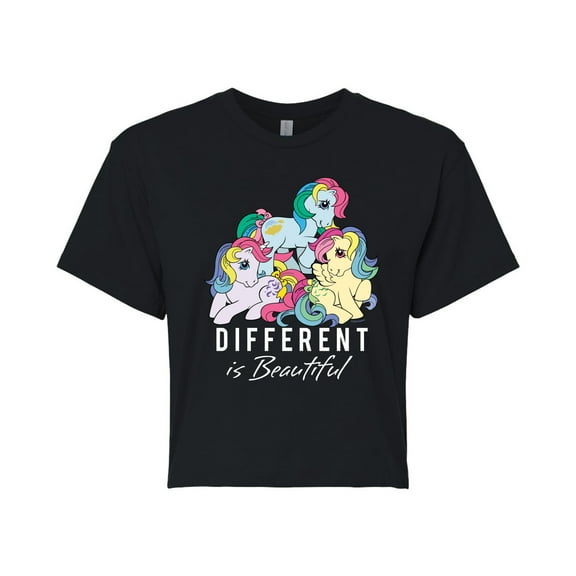 My Little Pony - Different Is Beautiful - Junior's Cropped Tee