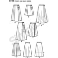thumbnail image 6 of Simplicity Misses' Size 14-22 Wrap Skirt Pattern, 1 Each, 6 of 6