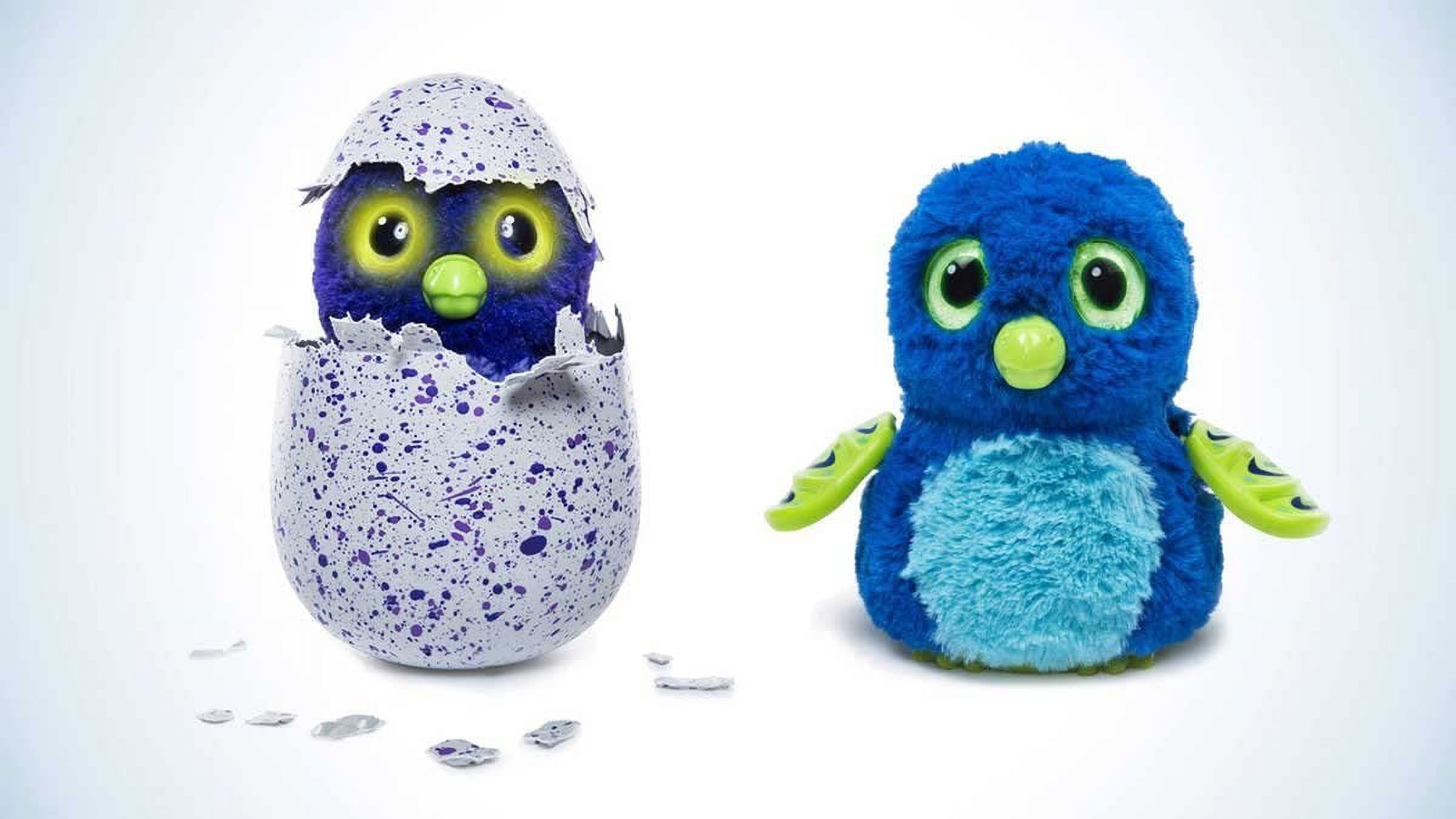Hatchimals Draggle Blue/Purple Egg Interactive Walks Talks Dance Play Games Toy Spin Master 6034334 - image 5 of 8