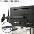 thumbnail image 5 of VIVO Steel Telescoping Flush Wall Mount for Dual 21" to 32" Monitors, 5 of 8
