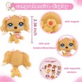 thumbnail image 2 of Mini lps shop Blond Cocker Spanie Dog #748 with Pink Accessories Girl Gift lps Collection Kids Gift Girl Play Figure, 2 of 7