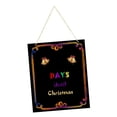 thumbnail image 1 of Calendario Pizarra Pizarra de Navidad Pizarra de tiza decorativa Arreglo de adorno para niñas Niños Oficina Fiesta en, 1 of 8