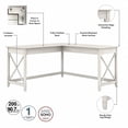 thumbnail image 3 of Bush Furniture Key West 60W L Shaped Desk with Hutch, 3 of 8
