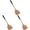 Khaki*3, variant on VKLU 15.2 inch Wooden Spatula 3-Pack, Eco-Friendly Cooking Turner, Wok & Skillet Friendly, Nonstick Safe Kitchen Utensil