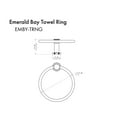 thumbnail image 2 of ZLINE EMBY-TRNG-PG  Towel Ring, 2 of 2