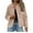 Khaki#casual faux suede jacket for women, variant on FAVIPT Women's Casual Faux Suede Jacket Long Sleeve Button Up Coats Lapel Trendy Cropped Outfits Fall Fashion 2025 Outerwear White,L