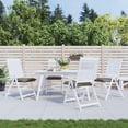 thumbnail image 2 of Juego de cojines para silla VidaXL, exterior, patio, color topo, tela Oxford, 2 of 8