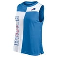 thumbnail image 2 of Women's Fanatics Royal/White Buffalo Bills Script Color Block Tank Top, 2 of 3