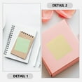 thumbnail image 5 of HEALEEP Colored Note Pads Multi-Colored 3Pack 2.99X2.99X0.39in, 5 of 8