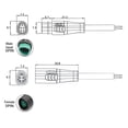 thumbnail image 2 of Electric Bike Display Extension Cable Waterproof 5Pin Extension Cable for Bafang, 2 of 9