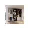 thumbnail image 6 of FM FURNITURE Cross Closet System, One Drawer, Three Metal Rod, Five Open Shelves, 6 of 6