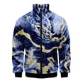 thumbnail image 2 of Chaqueta con estampado 3D de Kirin, mito chino, para hombre, abrigo con estampado de animales de gran tamaño, estilo urbano, para primavera y otoño, chaquetas con cremallera, 2 of 4