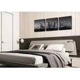 thumbnail image 3 of Houston Skyline Wall Art - Black and White City Pictures Wall Decor Modern Night Scene Posters Cityscape Photo Canvas Print Home Office Bedroom Living Room Decor Artwork Framed 16''''X16''''X3, 3 of 6