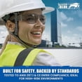 thumbnail image 4 of Bifocal Safety Glasses – Frameless Lightweight Design | Wraparound Lens | ANSI Z87.1+ | Built-In Readers, 4 of 6